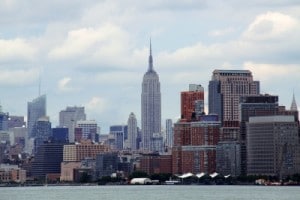 New York City Skyline Construction Architecture