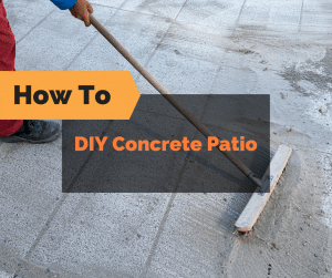 DIY Concrete Patio